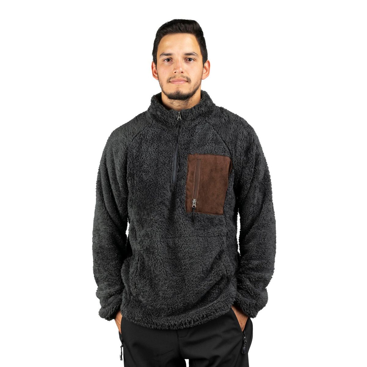 BLUE MOUNTAIN - Polar Chiporro Outdoor Cervino Hombre Gris Blue Mountain