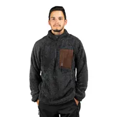 BLUE MOUNTAIN - Polar Chiporro Outdoor Cervino Hombre Gris