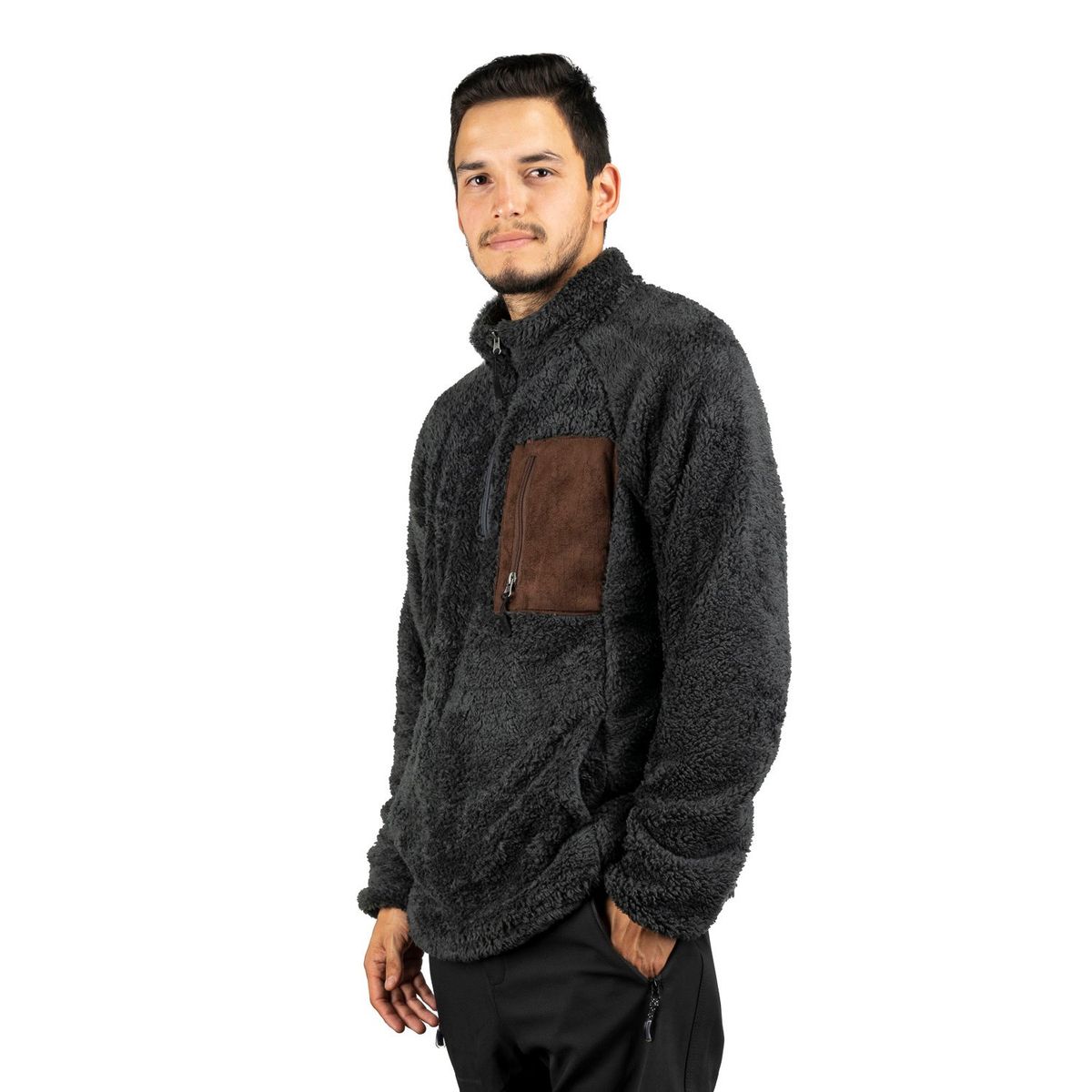 BLUE MOUNTAIN - Polar Chiporro Outdoor Cervino Hombre Gris Blue Mountain