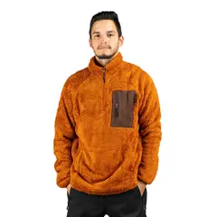 BLUE MOUNTAIN - Polar Chiporro Outdoor Cervino Hombre Naranjo