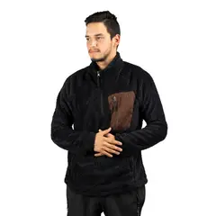 BLUE MOUNTAIN - Polar Chiporro Outdoor Cervino Hombre Negro