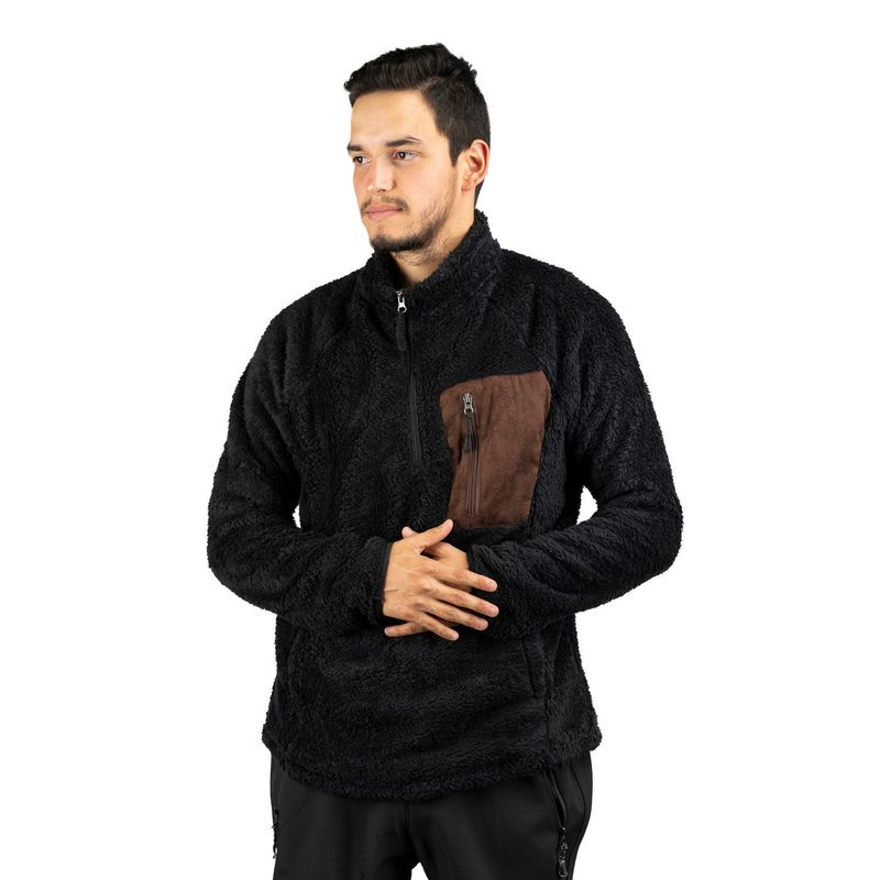 BLUE MOUNTAIN - Polar Chiporro Outdoor Cervino Hombre Negro Blue Mountain