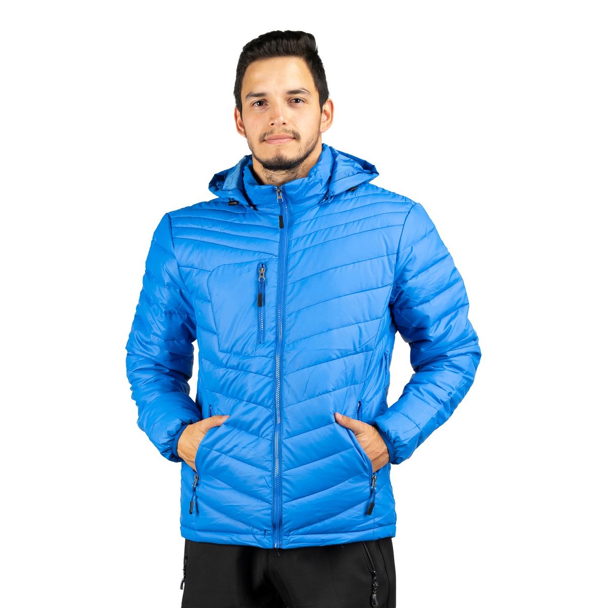 BLUE MOUNTAIN - Parka Termica Outdoor Elbrus Hombre Azul Blue Mountain
