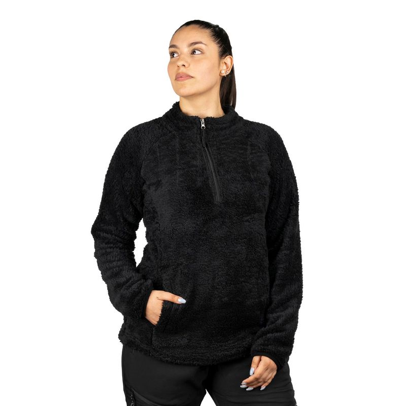 BLUE MOUNTAIN - Polar Chiporro Outdoor Cervino Mujer Negro Blue Mountain