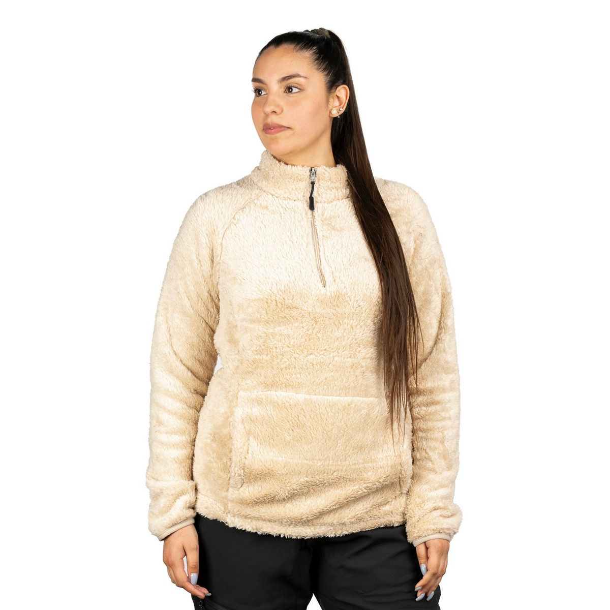 BLUE MOUNTAIN - Polar Chiporro Outdoor Cervino Mujer Beige Blue Mountain
