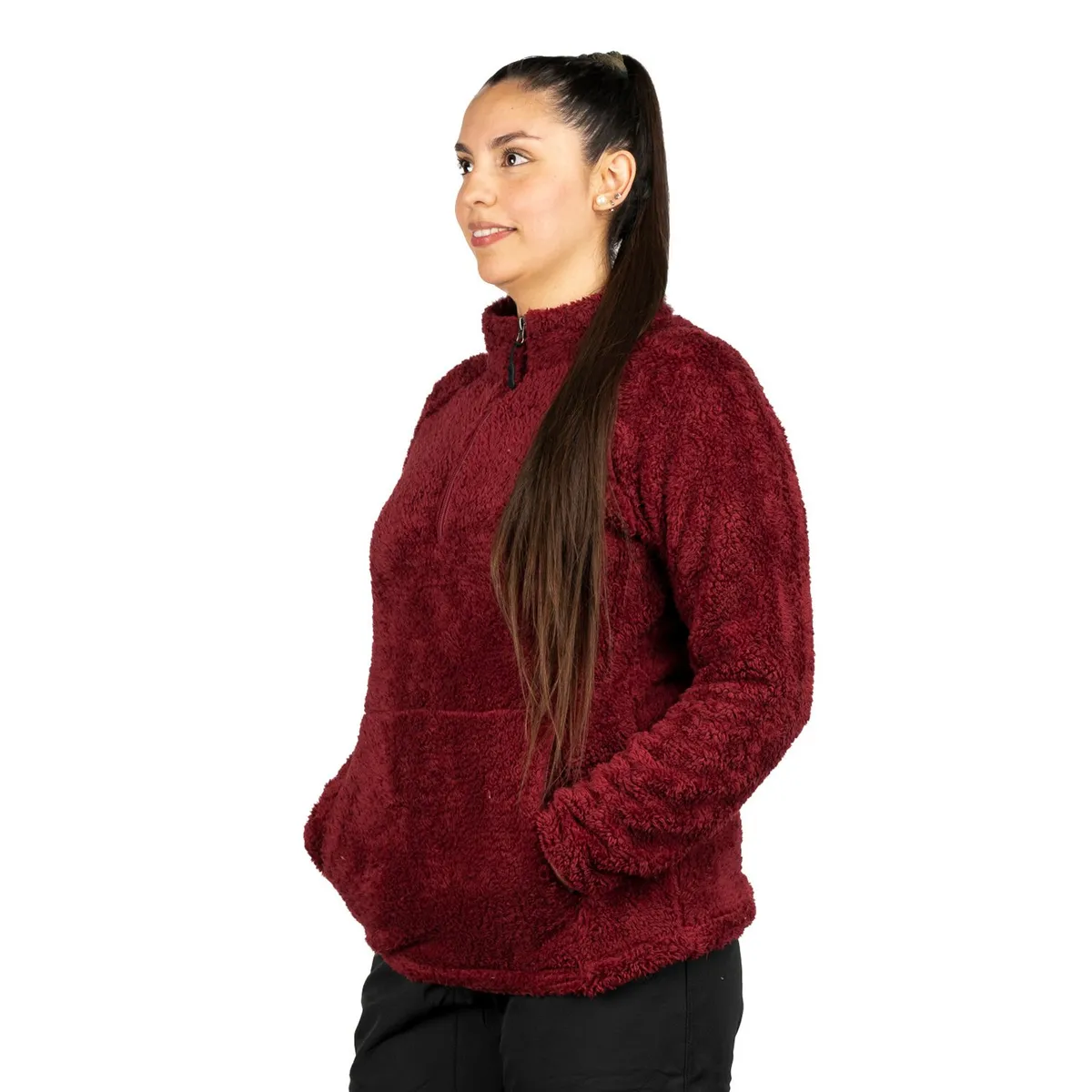 CHINITOWN - Polar Chiporro Outdoor Cervino Mujer Burdeo Blue Mountain