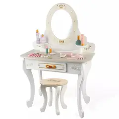 PELLITOS - MINI TOCADOR DE MADERA SOLIDA LITTLE QUEEN