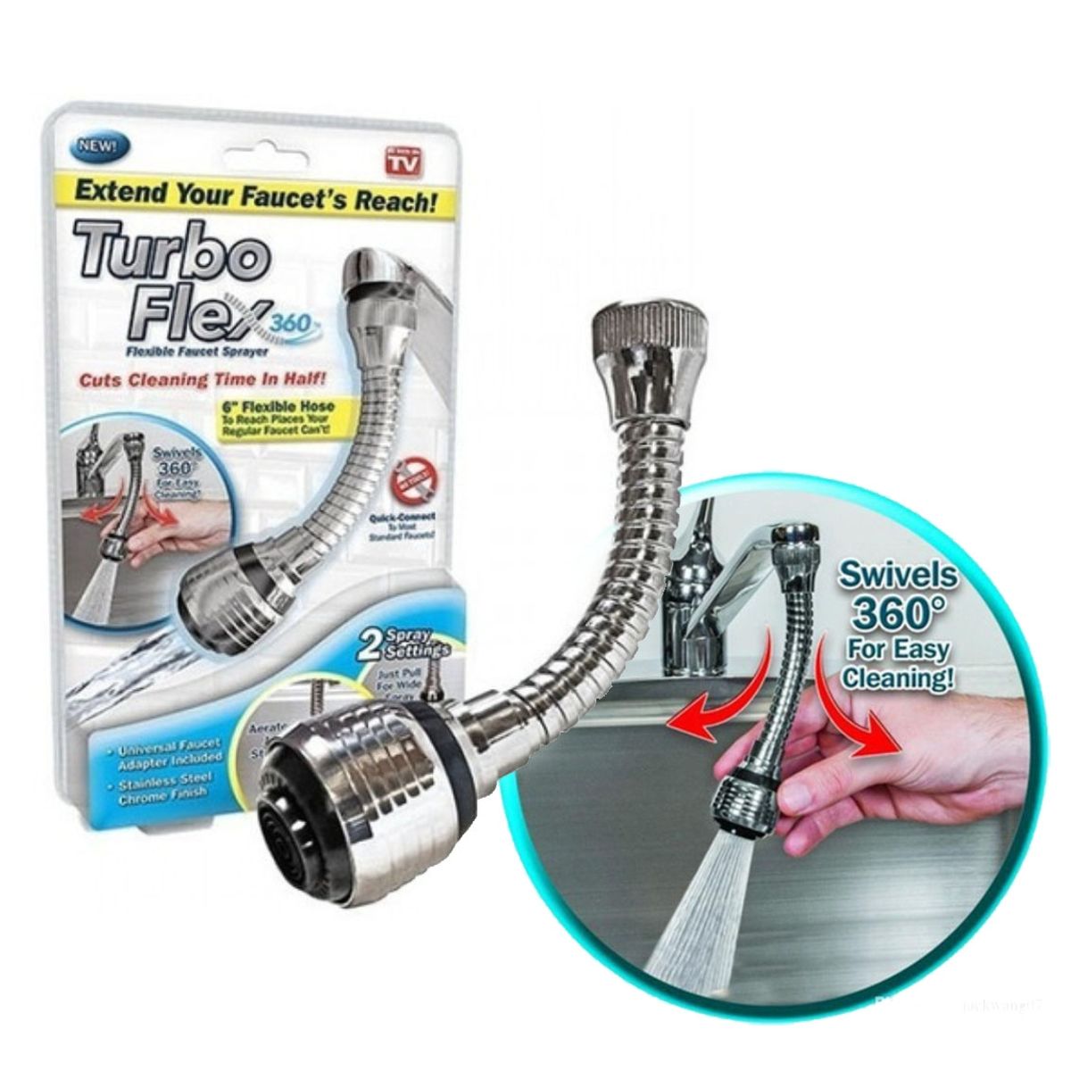 UNIVERSAL - Filtro de agua para lavaplatos con mango