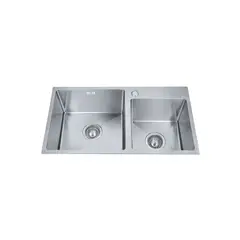 GRONER - Lavaplatos Doble Gröner Inox 801DH