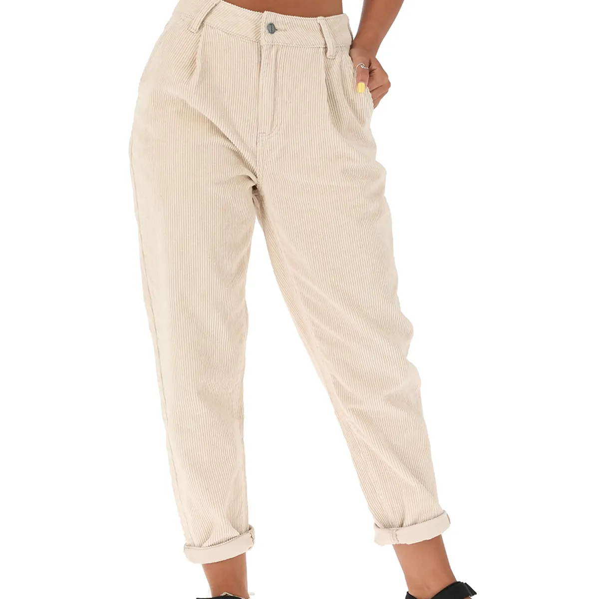 BUFFALO CHILE - Pantalon Cotele Ulmo Rosado Mujer