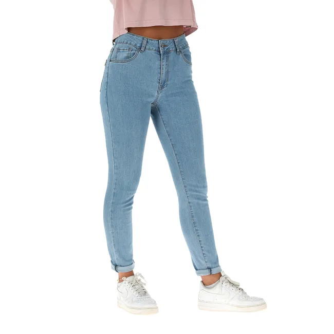BUFFALO CHILE - Pantalon Jeans Palqui Celeste Mujer