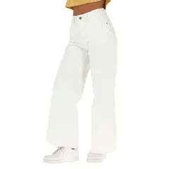BUFFALO CHILE - Pantalon Jeans Tallu Blanco Mujer