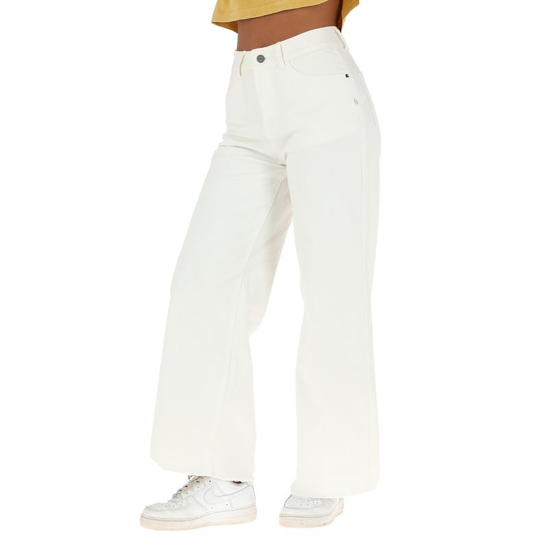 BUFFALO CHILE Pantalon Jeans Tallu Blanco Mujer