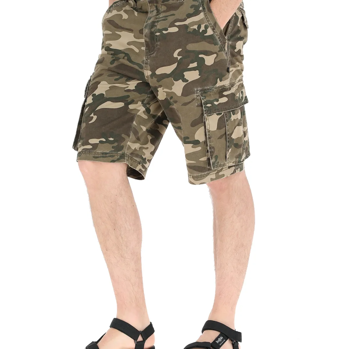 BUFFALO CHILE - Short Cargo Huilmo Militar Hombre