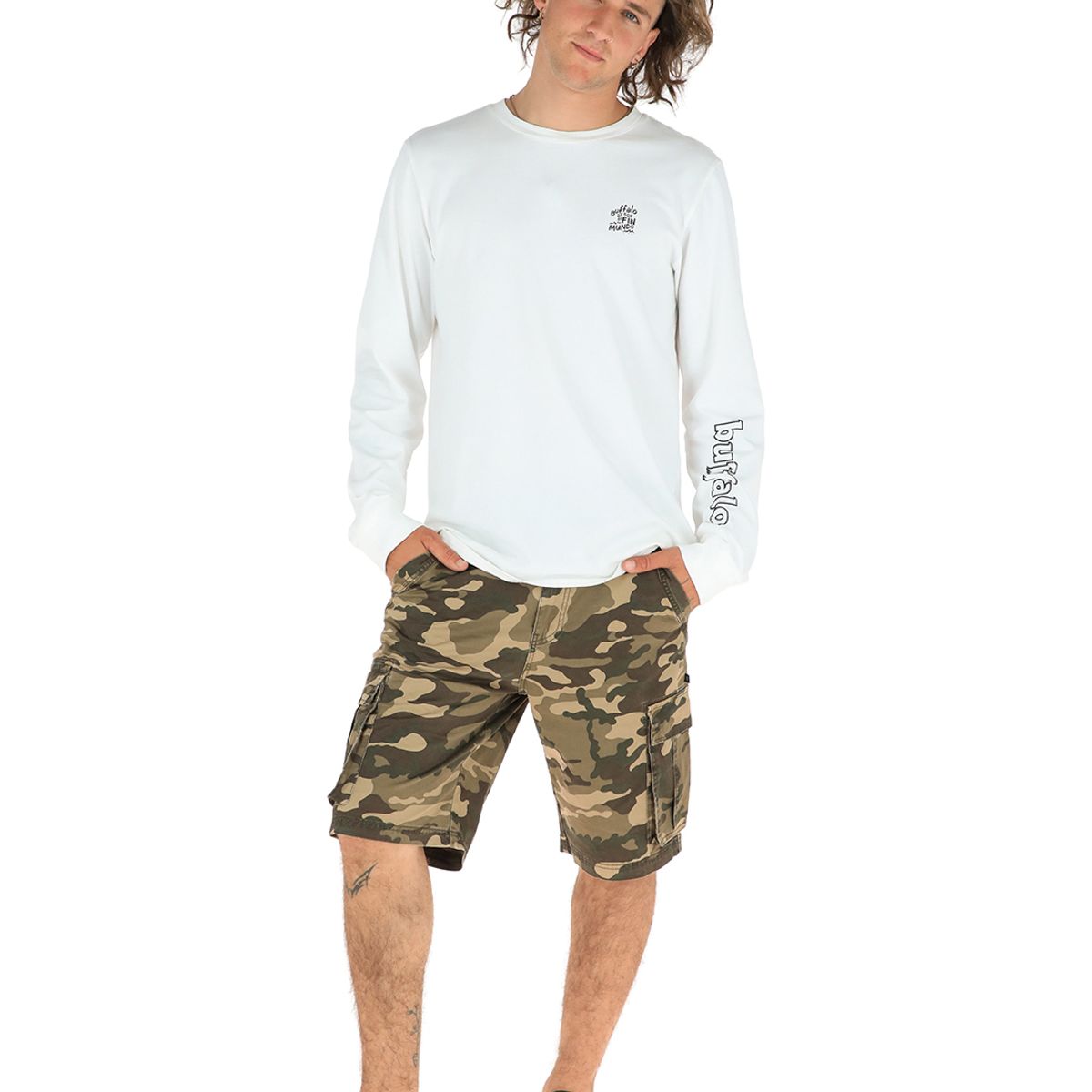 BUFFALO CHILE - Short Cargo Huilmo Hombre Buffalo