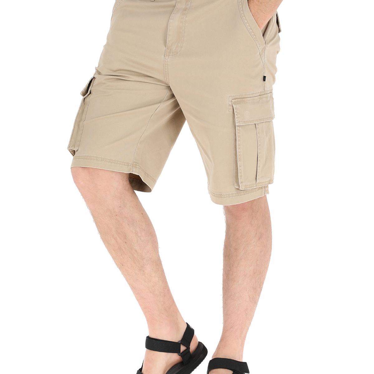 BUFFALO CHILE - Short Cargo Huilmo Mostaza Hombre