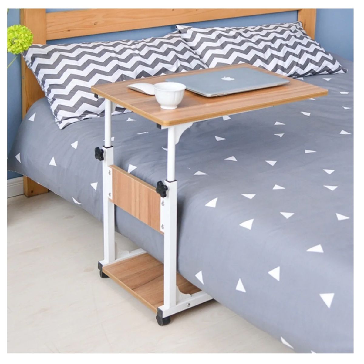 HOMER DESIGN - Mesa Portatil Multifuncion Para Cama Notebook Con Rueda