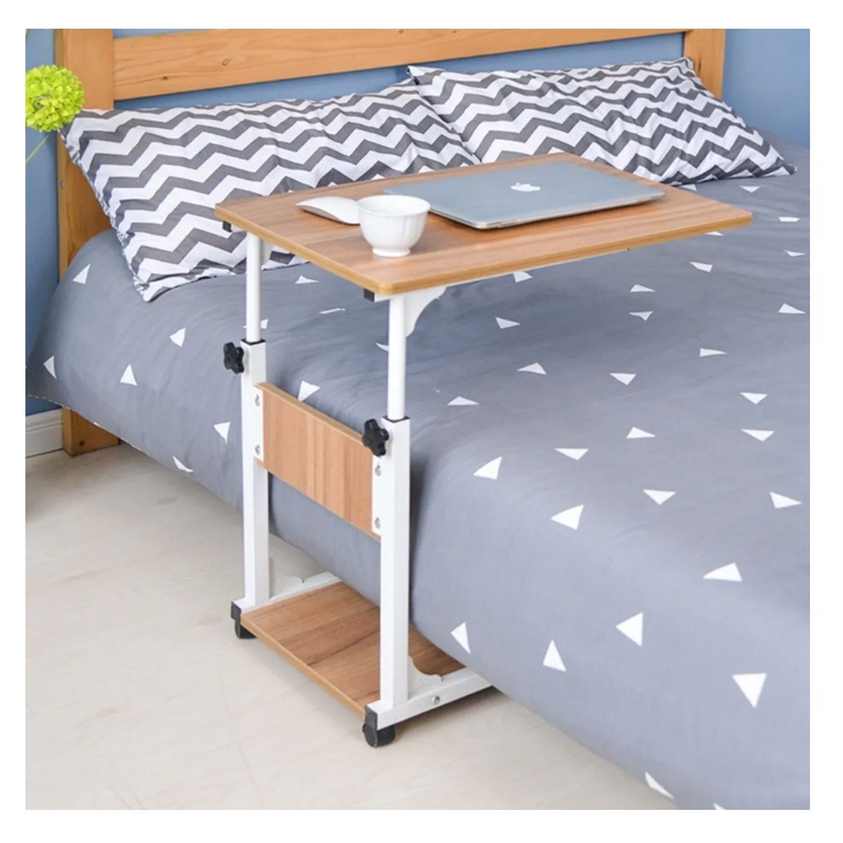 HOMER DESIGN - Mesa Portatil Multifuncion Para Cama Notebook Con Rueda