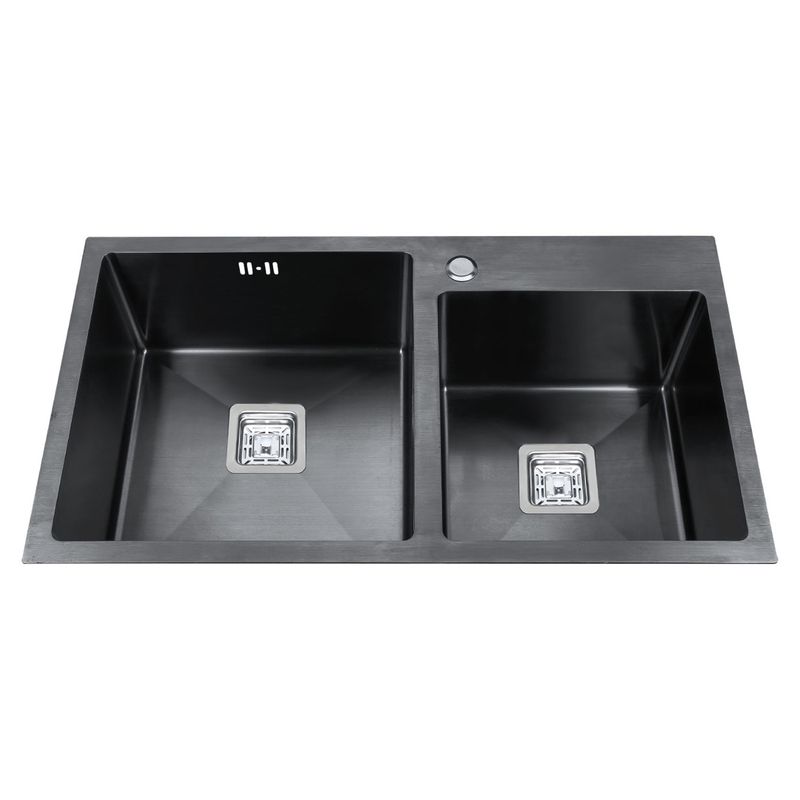 GRONER - Lavaplatos Doble Gröner Black 801DHB