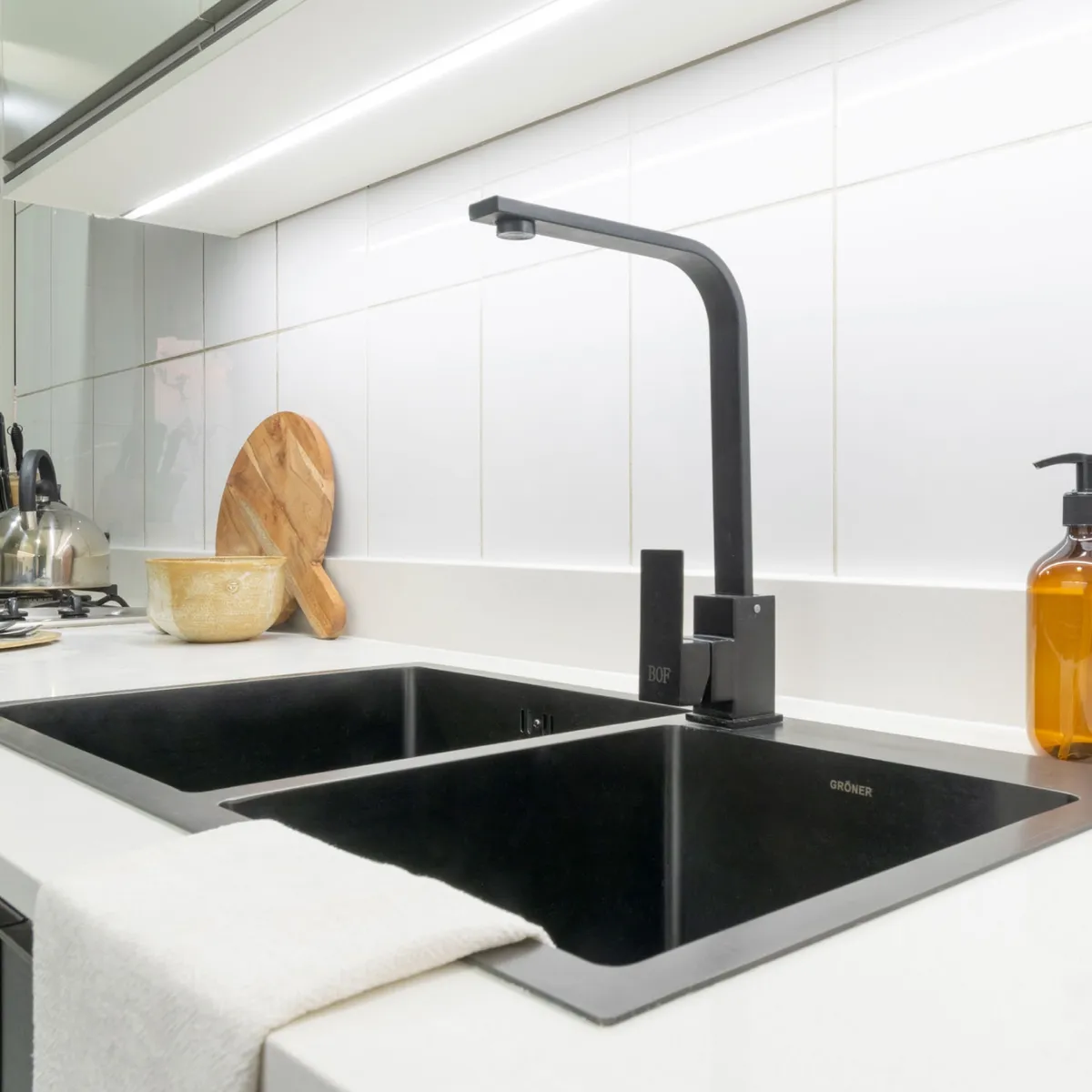 GRONER - Lavaplatos Doble Gröner Black 801DHB