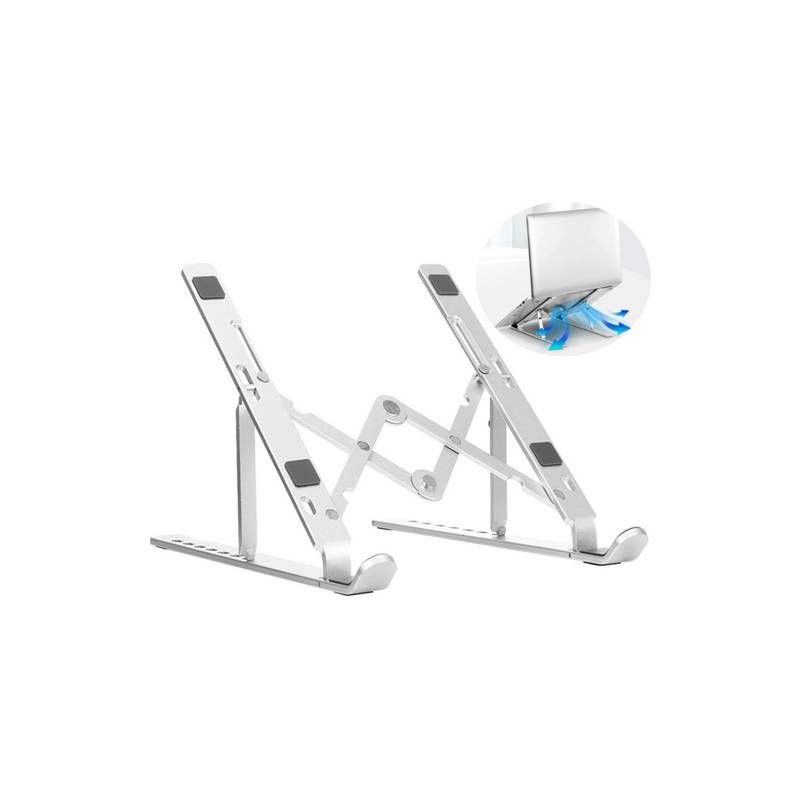 GENERICO - Aluminio Soporte Portátil Para Macbook Pro Air Pc iPad Pro