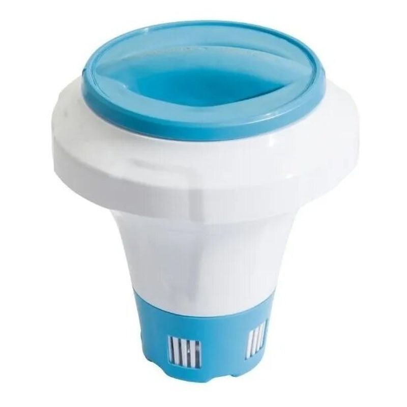 BESTWAY - Porta Cloro Flotante Bestway Con Guantes Silicona