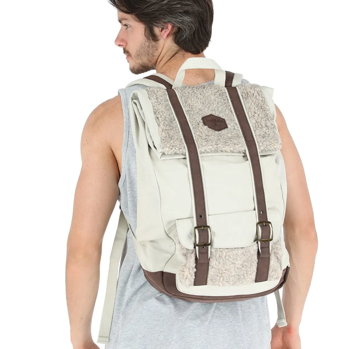 BUFFALO CHILE - Mochila Buffalera Lana Jaspeado