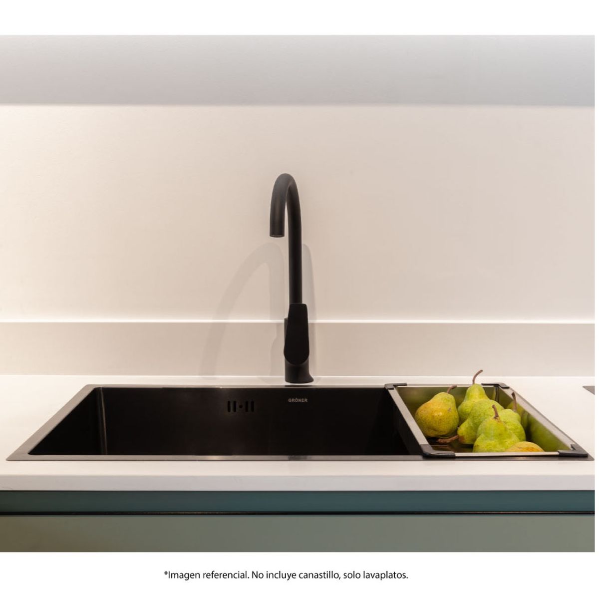 GRONER - Lavaplatos 1C Gröner Black 745HB