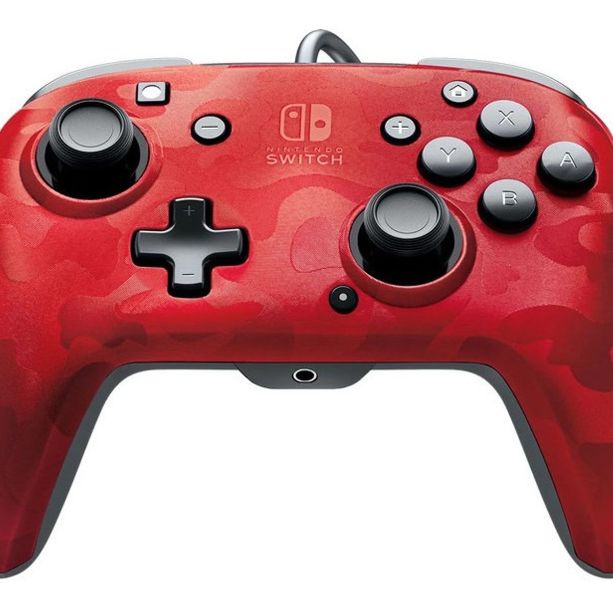PDP - Control Faceoff Deluxe -audio Wired- Red Camo Switch