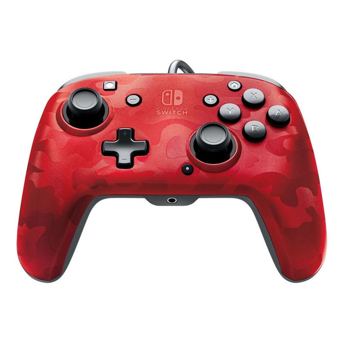 PDP - Control Faceoff Deluxe -audio Wired- Red Camo Switch