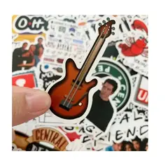 GENERICO - 50 Stickers Friends - Etiquetas Autoadhesivas