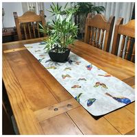 Camino de mesa mariposas