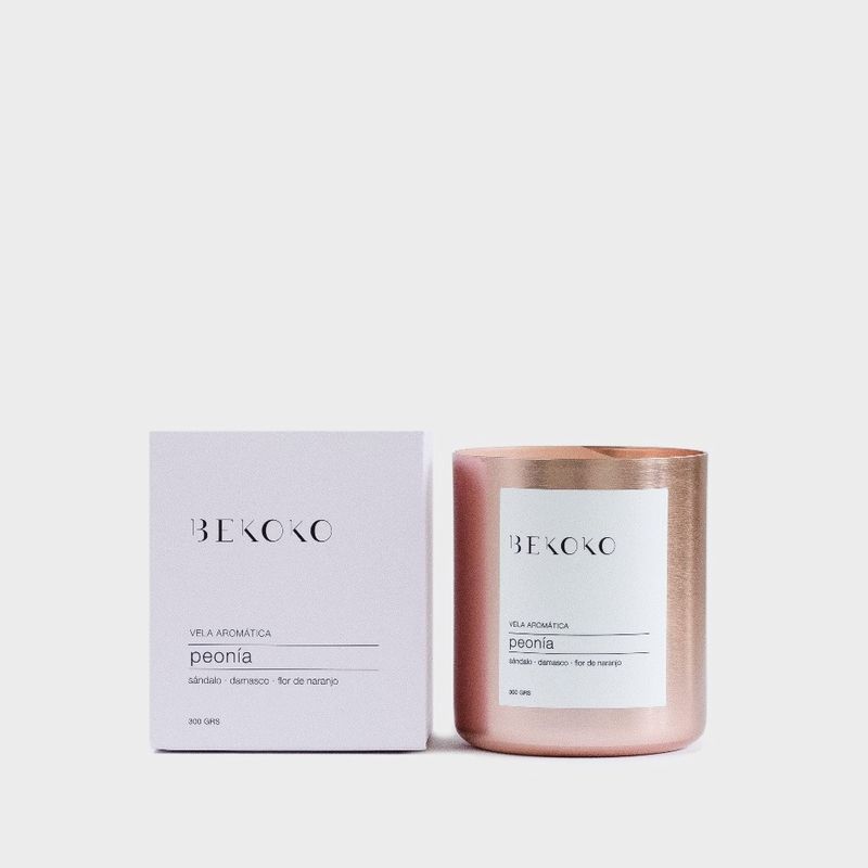 BEKOKO - Vela Aromática Peonía Bekoko