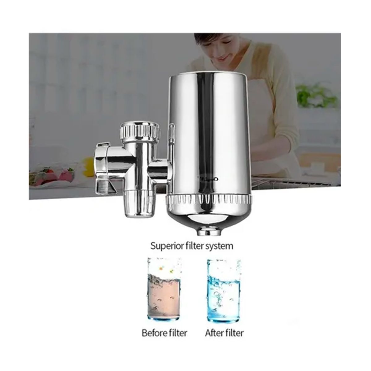 GENERICO - Filtro Purificador De Agua Con Carbón Activado