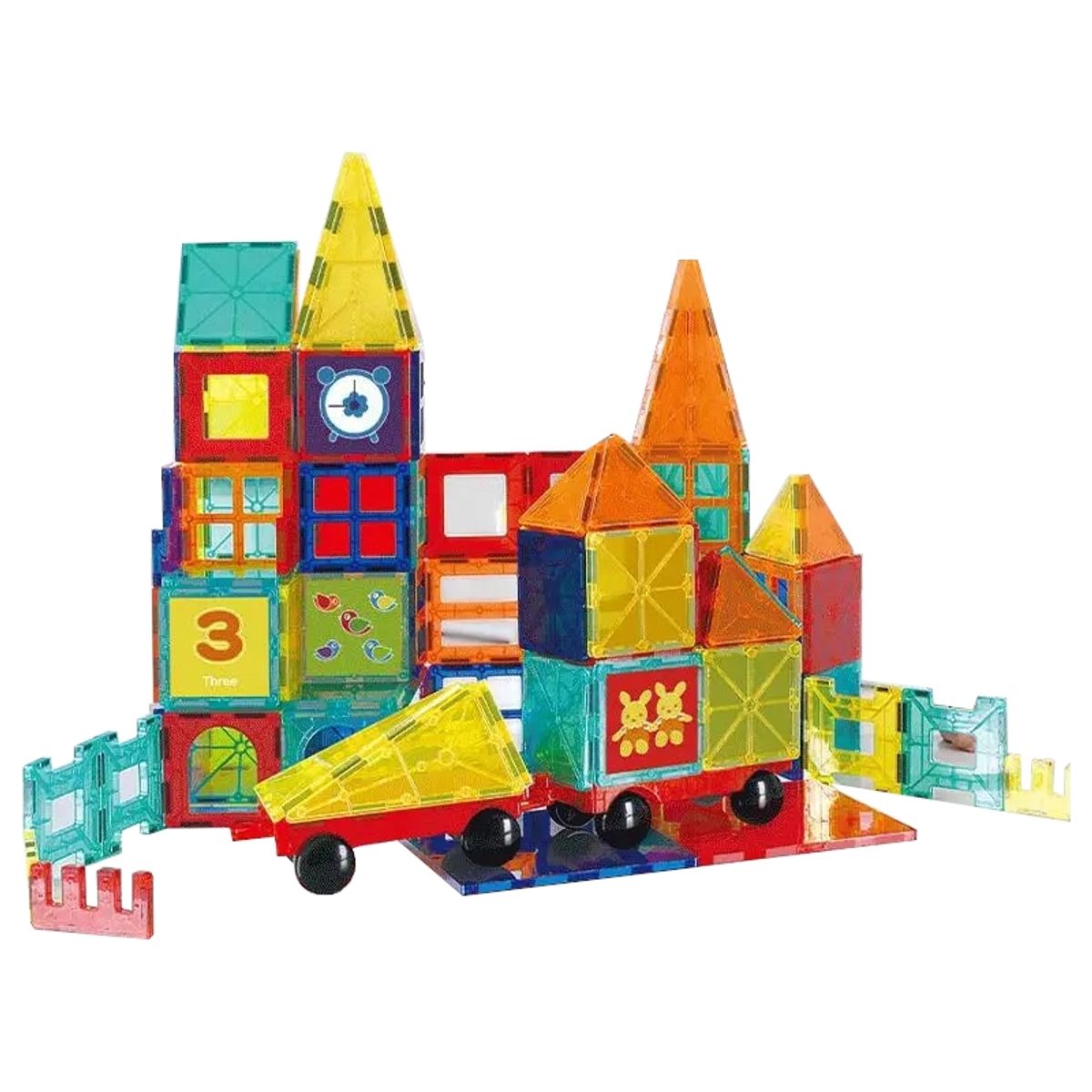 ONSHINE - MAGNÉTICOS 3D PARA CONSTRUCCIÓN 108 PIEZAS