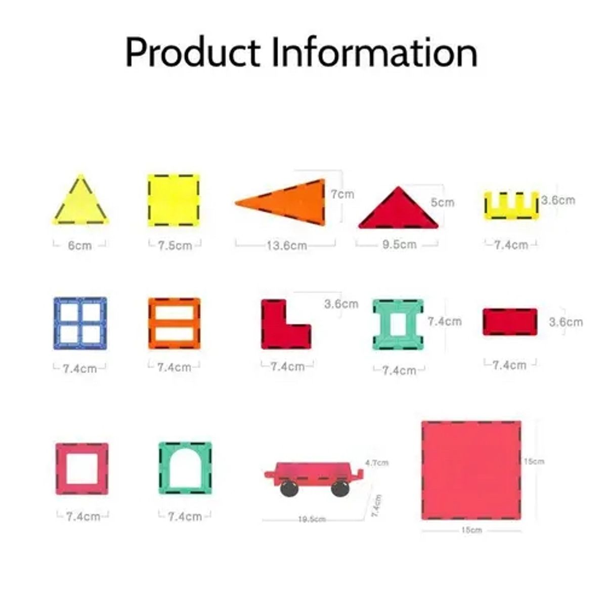 ONSHINE - MAGNÉTICOS 3D PARA CONSTRUCCIÓN 108 PIEZAS
