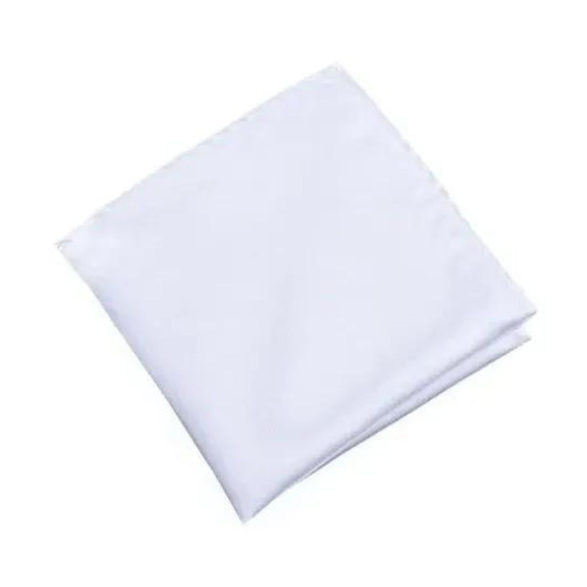 EKOI - Pañuelos Blancos Para Hombre, 100% Cuadrados 12 Und Unicolor