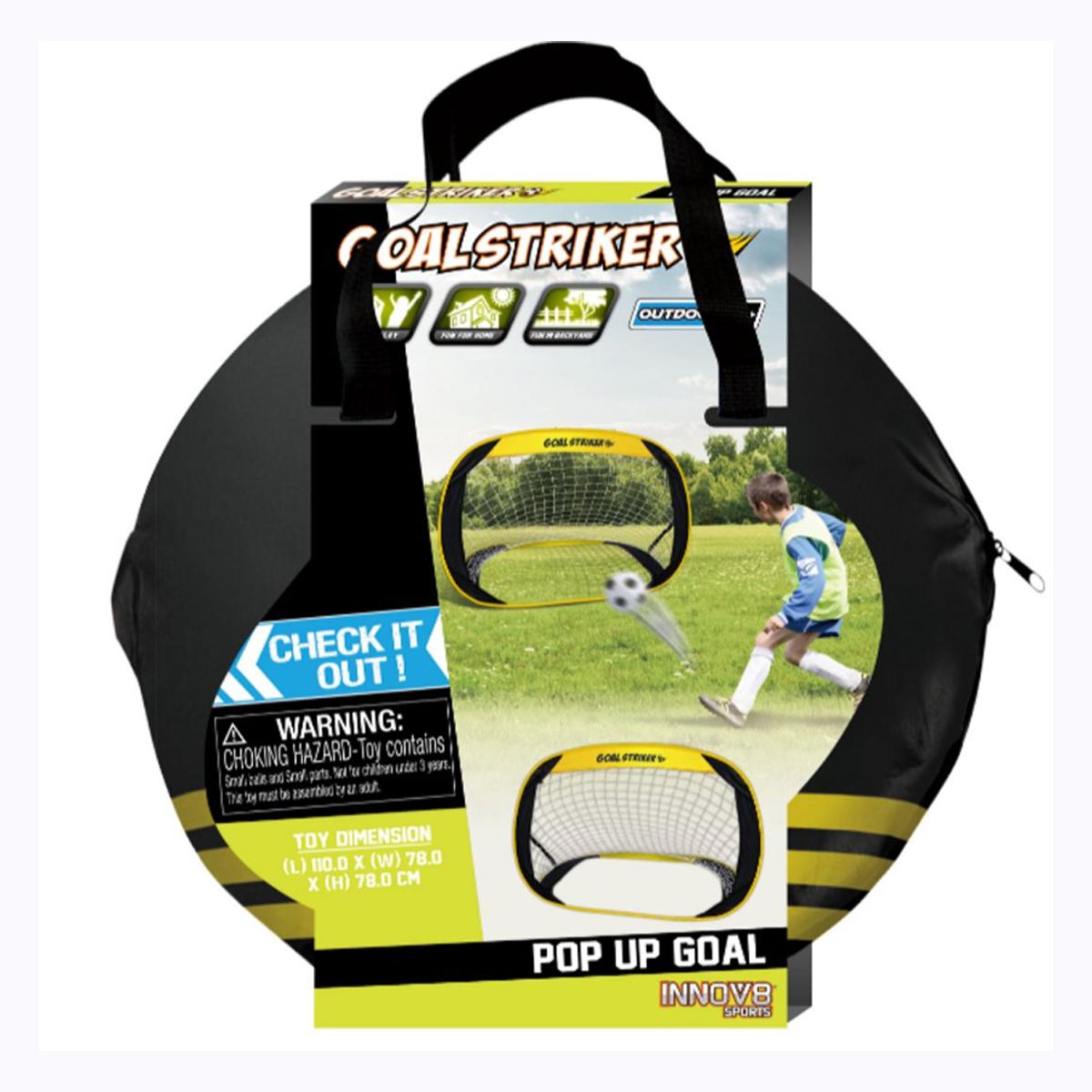 GENERICO - Arco de Fútbol Plegable Hostfull