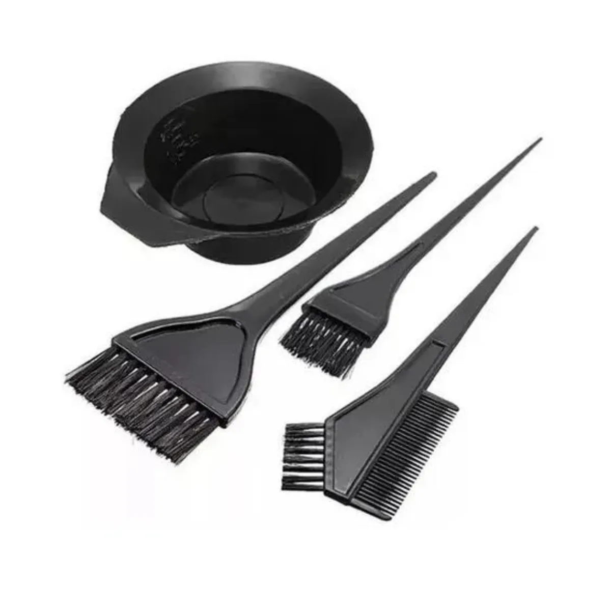 EKOI - Kit De Peluquería Pocillo + 3 Brochas Peluquería Teñir Pelo