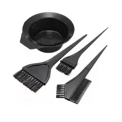 EKOI - Kit De Peluquería Pocillo + 3 Brochas Peluquería Teñir Pelo