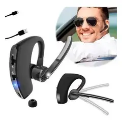 KUANGYE - Audífono Mono Oral Mano Libres Bluetooth V8 Auriculares