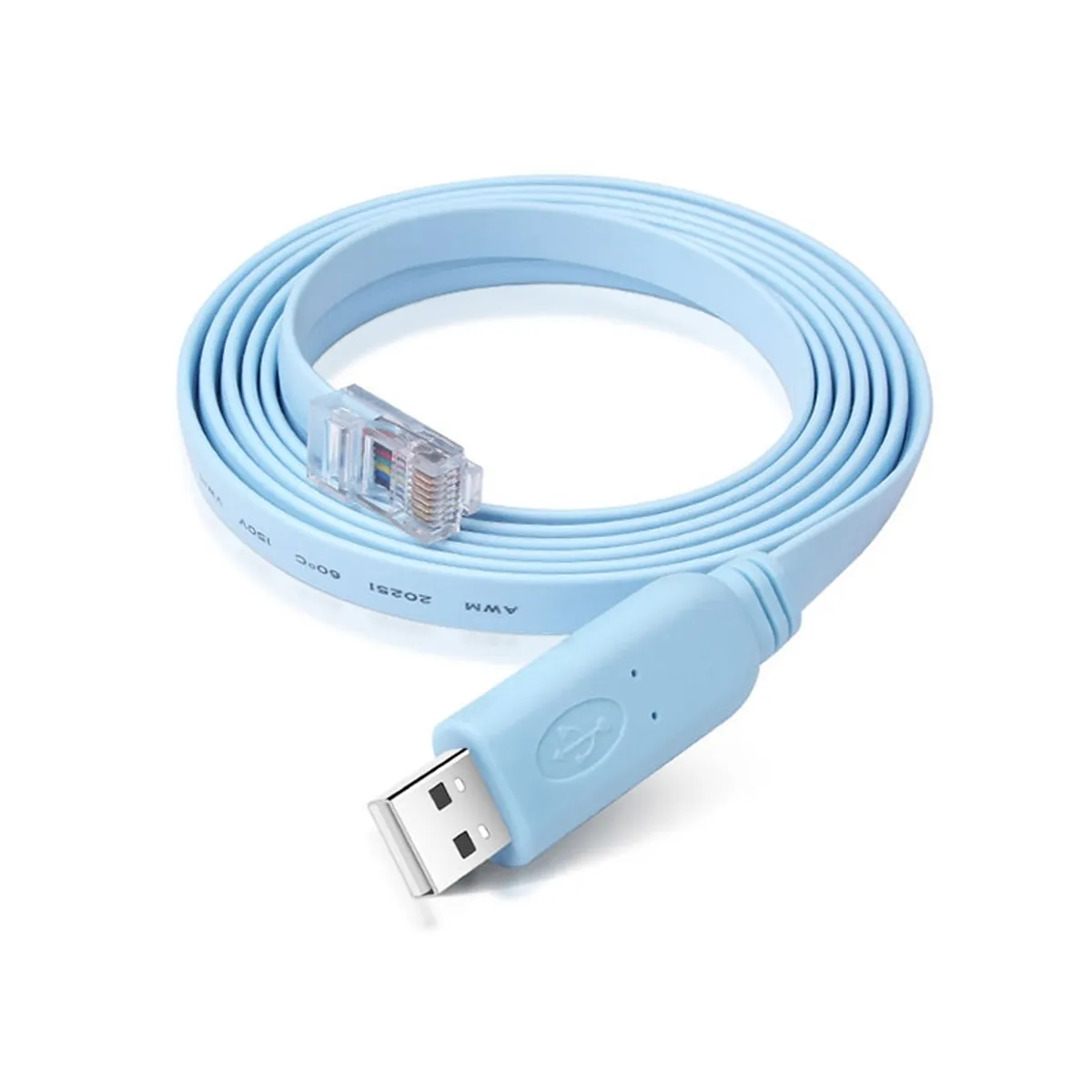 KUANGYE - Cable De Consola Para Cisco Rj45-usb Con Ftdi Chip Router Usb A