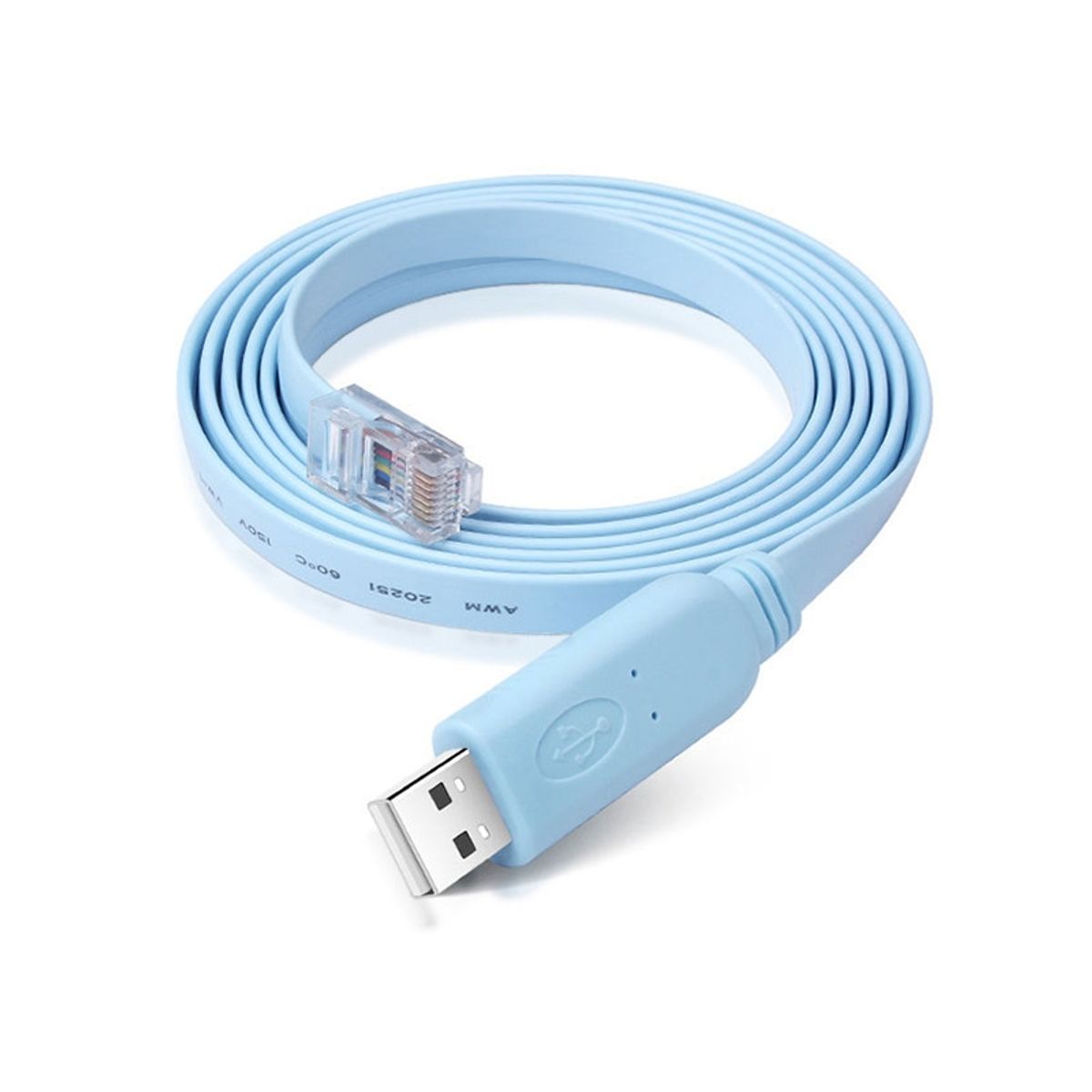 KUANGYE - Cable De Consola Para Cisco Rj45-usb Con Ftdi Chip Router Usb A