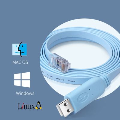Imagen 2 del producto Cable De Consola Para Cisco Rj45-usb Con Ftdi Chip Router Usb A