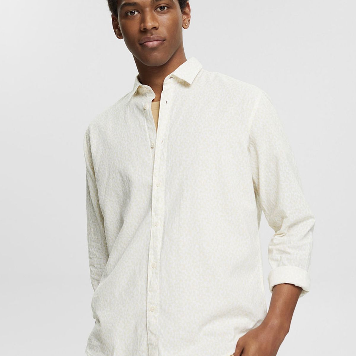 ESPRIT - Camisa Estampada Manga Larga Esprit ESPRIT