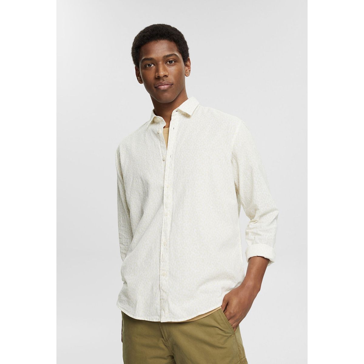 ESPRIT - Camisa Estampada Manga Larga Esprit ESPRIT