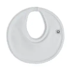 POMPON PIMA - Babero esencial bebé MAXI - Blanco - algodón pima -