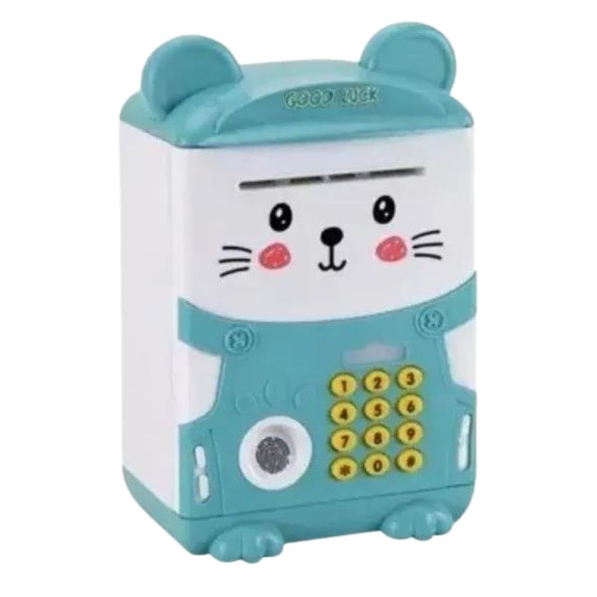 GENERICO - Alcancía Electrónica Huella Digital Y Sonido Azul