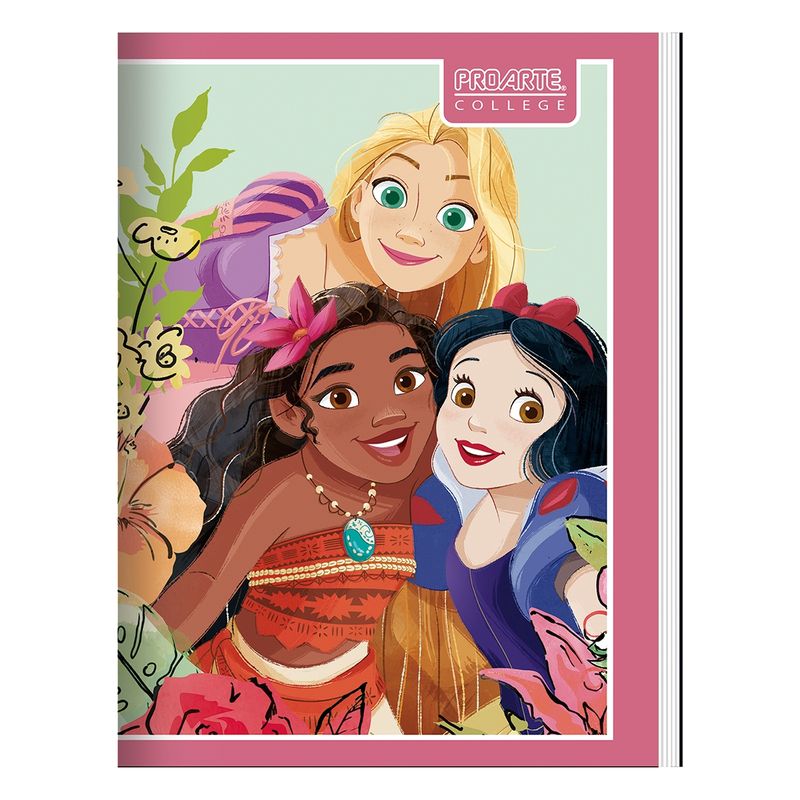 PROARTE - Pack 10 Cuadernos College Proarte Princesas 7mm 80 hojas