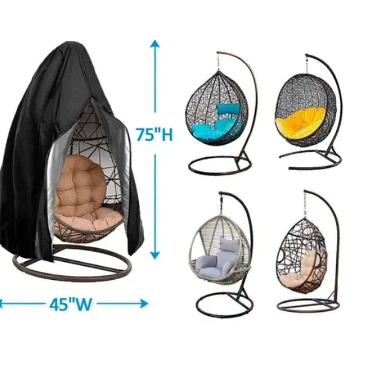 ESHOPANGIE - Funda Para Silla Colgante Duradera Impermeable Resistente
